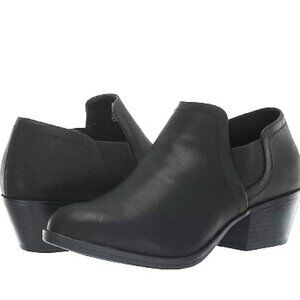 Weatherproof Vintage Women's Cynthia Black Block Heel Ankle Booties Size 8 NWT